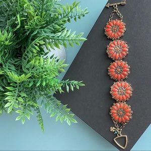 Lucky Brand Flower Bracelet Orange